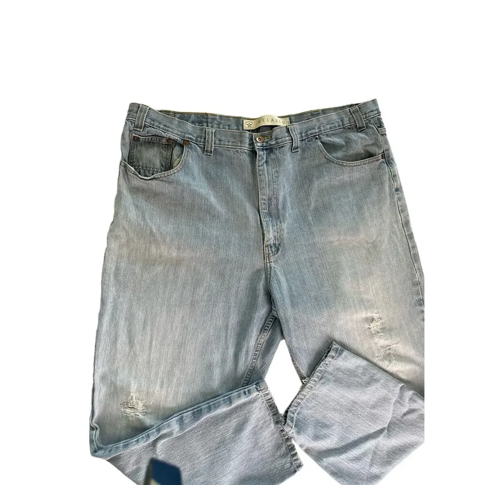 Arizona Jean Co Authentic Jeanswear Relaxed Light Wash Jeans 46 x 30